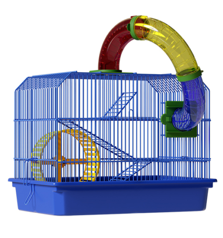 E157AZ - hamster tubinho azul
